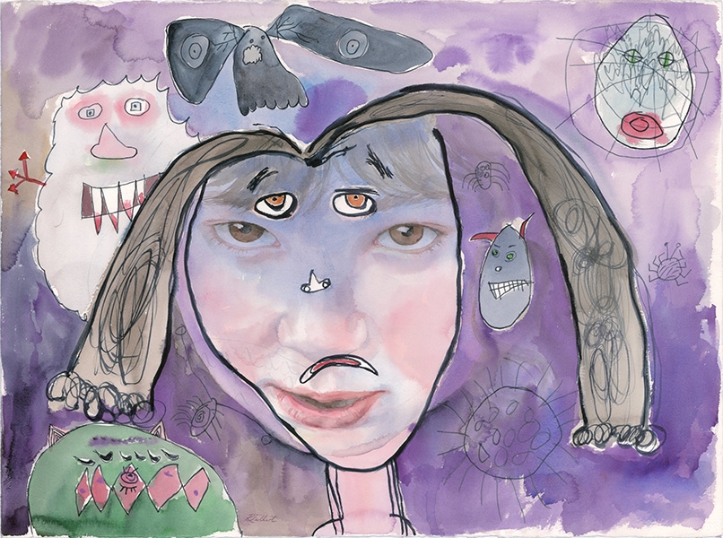 I Feel Scared, by the author and her young daughter. c.2001. 