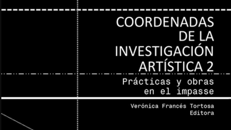 Portada libro Coordenadas de la investigación artística 2