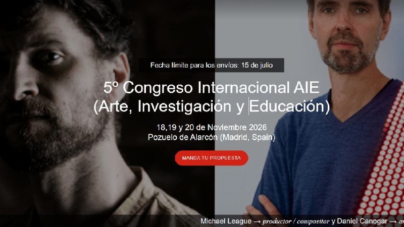 Portada web del Congreso AIE