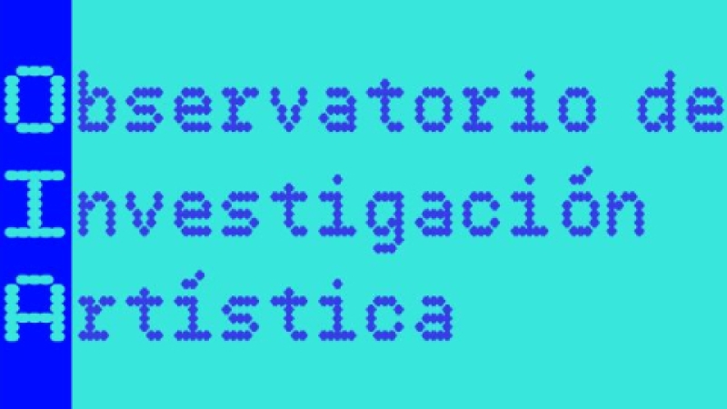 Banner canal OIA. Observatorio de Investigación Artística